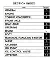 Toyota 6FDU33, 6FDU35, 6FDU40, 6FDU45, 6FDAU50 Diesel Forklift Truck Workshop Service Repair Manual (CU020)