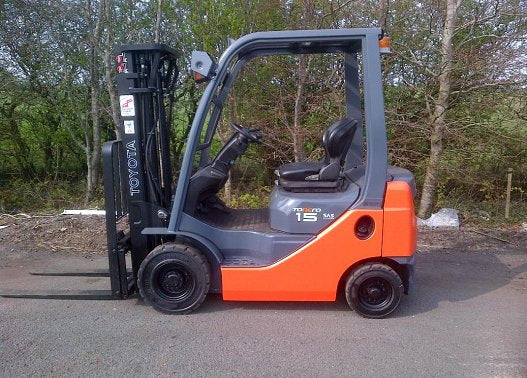 Toyota 8FDF15, 18, 20, 25, 30, J35, K20, 8FGF15, 18, 20, 25, 30, J35 K20 Forklift Truck Operating Manual A5028