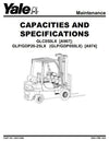 Yale GDP050LX, GLP050LX Diesel LPG Forklift Truck A974 Series Workshop Service Repair Manual (USA)