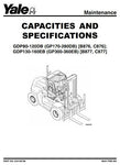 Yale GDP300EB, GDP330EB, GDP360EB Diesel ForkLift Truck C877 Series Workshop Service Repair Manual