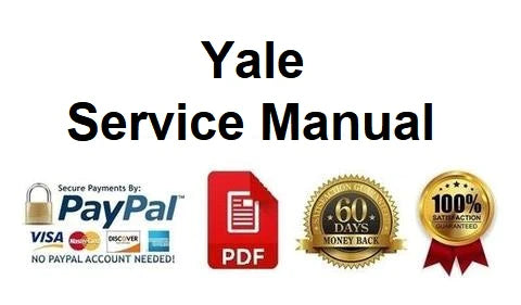 Yale A390 (GDPGLP040MX GDPGLP050XM GDPGLP060MX) Internal Combustion Engine Truck Service Manual Download
