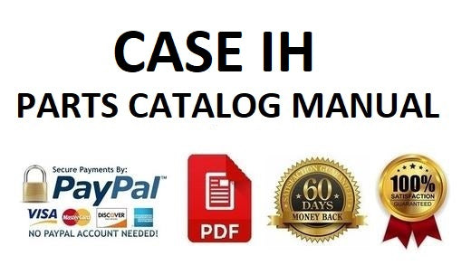 Case IH MW160S Mower deck Parts Manual Download