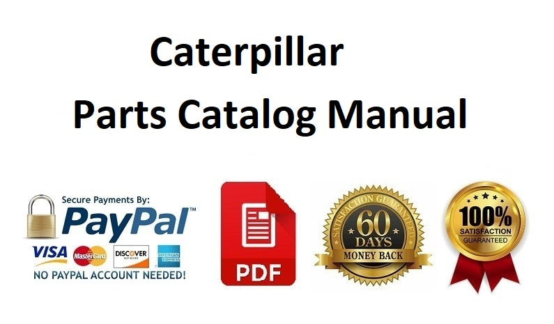 Caterpillar 10B, 20B ASPHALT SCREED Spare Parts Catalog Manual BWN